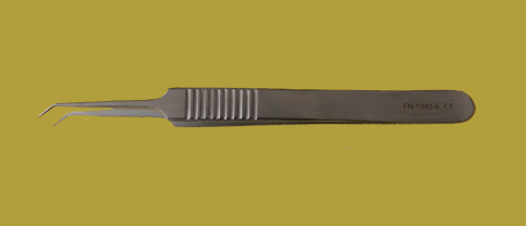 Angle Serrated Handle Forceps