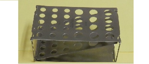 Syringe shelf