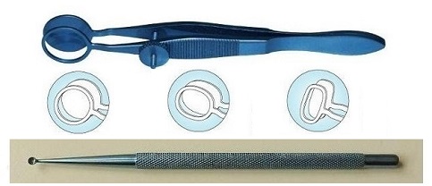 Chalazion forceps