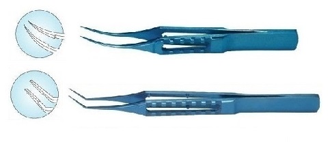 Curved forceps