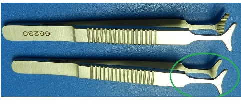 Eyelid Fixation forceps